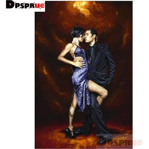 Dpsprue Diy 5d diamond painting Cross stitch Dance Diamond mosaic home decoration embroidery pattern handmade Friend gift DK01