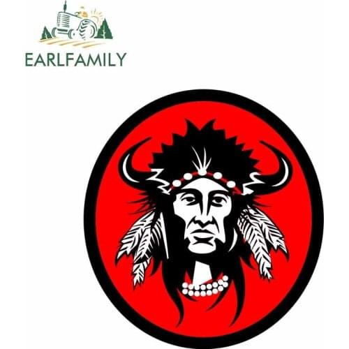 EARLFAMILY 13cm x 13cm Indian graphics Car Stickers and Decals Vinyl Car Warp 3D Auto Funny Sticker Car Accessories