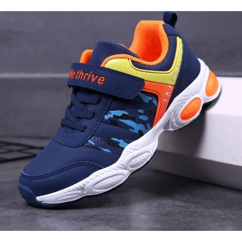 New Boys Girls Sneakers Comfy Kids Sports Running Tennis Shoes Children Soft Non-Slip Casual Shoes For Unisex Medium Big Kids