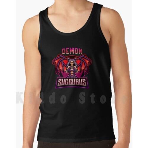 Demon Succubus Occult Design tank tops vest 100% Cotton Demon Succubus Occult Design Succubus Tattoo Succubus Face