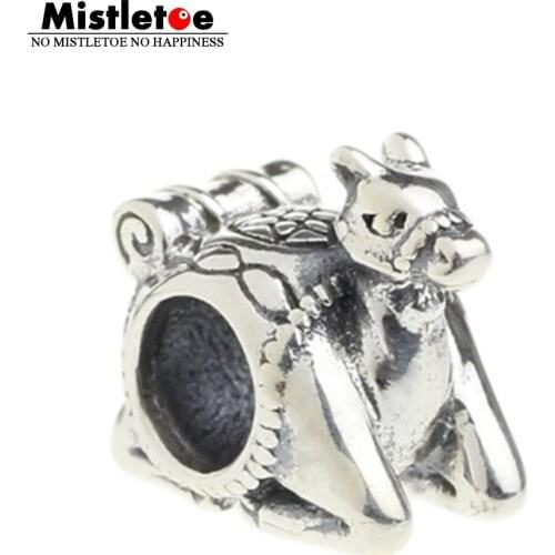 Authentic 925 Sterling Silver Animal Camel Charm Bead Fit European Bracelet Jewelry