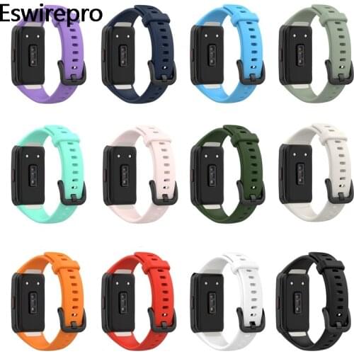 Bracelets for Huawei Honor Band 6 Smart Watch Replacement Sport Silicone Watch Band Wrist Strap Adjustable Watchbands correa