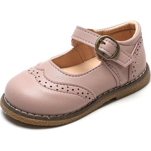 Boys Girls Flat Shoes Casual Girls Single Shoes Autumn Spring Girls Sandals Dance Wedding Performance Shoes Child Shoes