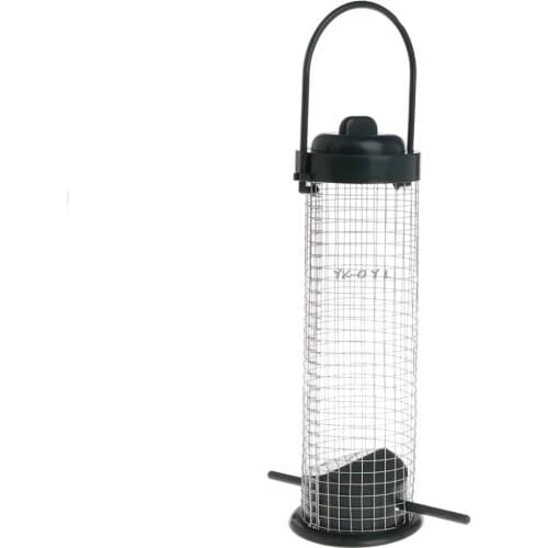 Bird Feeder Outdoor Hanging Mesh Feeding Portable Wild Birds Plastic Supplies Products Park Garden Tree Container