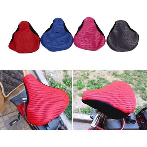Bicycle Saddle 3D Soft Bike Seat Cover Cycling Silicone Seat Cushion Cycling Saddle for Bicycle Bike Accessories