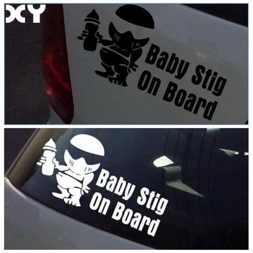 High Quality Stickers For Car Accessories Car styling motorcycle Stickers Decals baby on board Waterproof Reflective Type