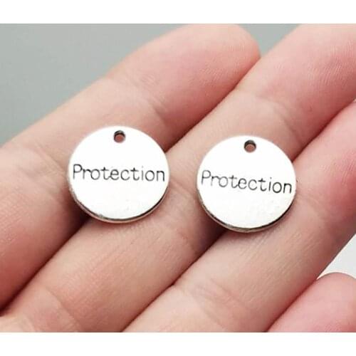 20pcs/lot--16mm, Antique silver plated protection charms,DIY supplies,Jewelry accessories