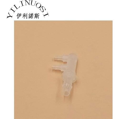 10pcs Plastic Ink Tube Connectors Plastic Fitting F Shape for Allwin / Galaxy / Xuli / Roland / Mutoh / Flora Printers