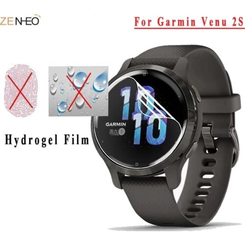 2PCS Soft TPU Hydrogel Film For Garmin Venu 2S Venu 2S SmartWatch Screen Protector Unthin HD Clear Anti-Scratch Film (Not Glass