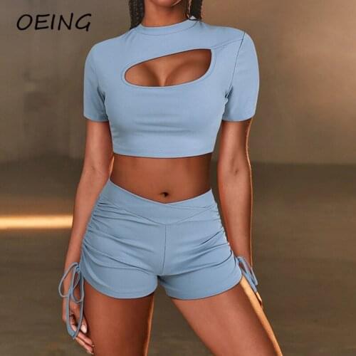 2021 Yoga Gym Set Women Workout Fitness Clothing Outfits Sport Bras and Shorts Tights Stretchy Two Piece Sets