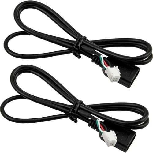 4Pin & 6Pin Connector USB Extension Cable Adapter Fit For Android Car Radio Stereo Universal