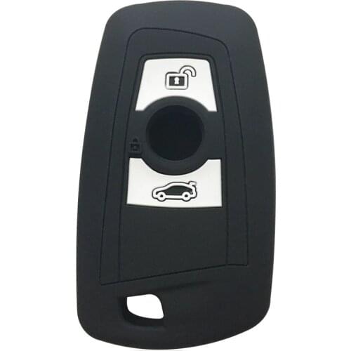 10/30/50pcsSilicone Car Key Case Cover for BMW X3 F25 F26 X4 3 5 7 Serie 1 F20 F30 F10 F25 F80 CAS4 F 3 5 7 Car