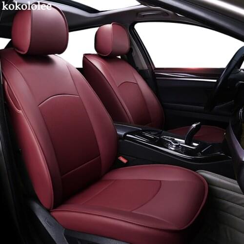 Kokololee custom real leather car seat cover for BMW x1 x2 x3 x4 x5 x6 z4 1 2 3 4 5 7 Series car seats protector car-styling