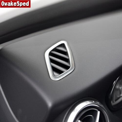 Car Dashboard Air Conditioning Vent Frame Decoration Cover Trim For Mercedes Benz GLA X156 CLA C117 A Class W176 2013-2017
