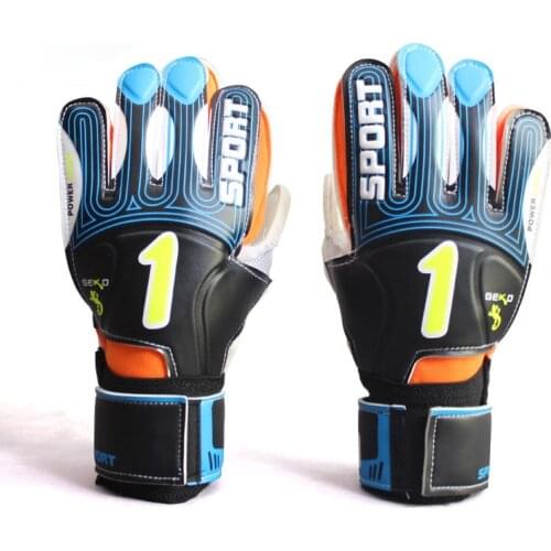 Football Kids Goalkeeper Glove Outdoor Professional Breathable Goalkeeper Gloves Durability Gant De Foot Goalie Gloves ED50FG