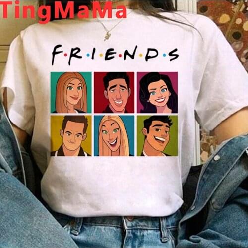 Hot Friends Tv Show Tshirt Women Kawaii Tops Femme Clothes Unisex T Shirt Harajuku Summer Fashion Cartoon Graphic Tees Female