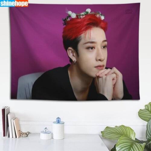 Custom Chris Bang Tapestry Eco-Friendly HD Print Background Cloth Bedroom Wall Hanging Tapestries Decor Washable Not Fade