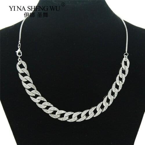 Cuban Choker Necklace Collares Hip Hop Vintage Chunky Cuban Chain Aluminum Adjustable Chain for Women Men Jewelry Accessories