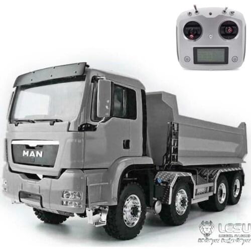 LESU 1/14 8*8 Metal Chassis Hydraulic RC Dumper Truck Tipper MAN TGS W/O Radio Light THZH0199-SMT3