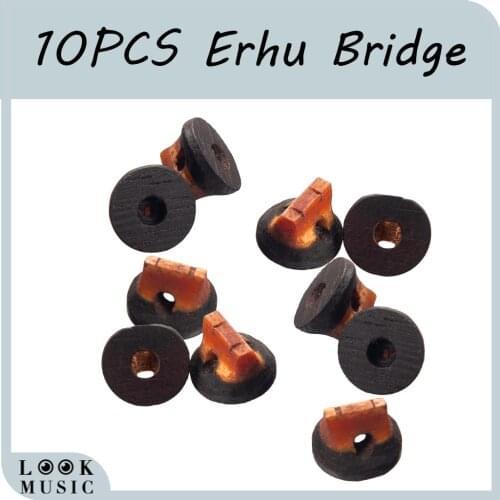 10PCS Chinese Erhu Code Rosewood and Pine Composite Erhu Bridge Mazi
