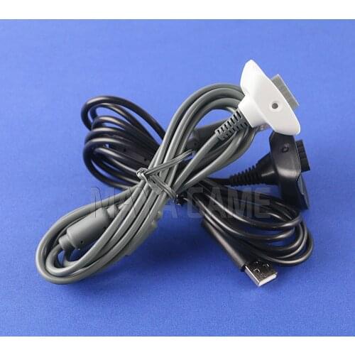 OCGAME 3pcs/lot grey&black 2 in 1 Wireless Controller Play and Charger USB Cable for xbox360 Xbox 360