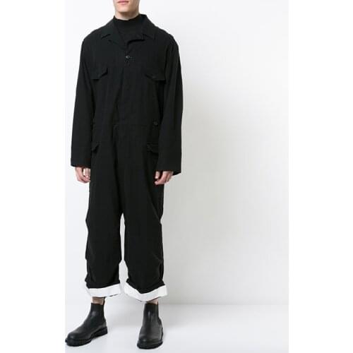 Original design of mens casual pants in the 2020 and thickening woolen jumpsuit clothing