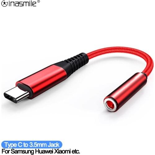 Usb C Jack Audio Cable Type C To 3.5mm Aux Adapter Headphone Adapter for Samsung S20 Plus note 10 20 huawei p30 pro xiaomi mi8 9