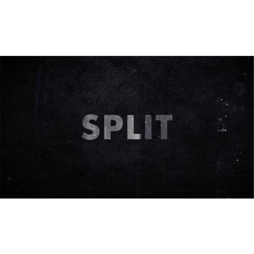 Split (DVD and Gimmicks) By EVM Street Magic Tricks Close Up Magic Props Money Magia Stage Magic Illusions Bill Vanishing Appear