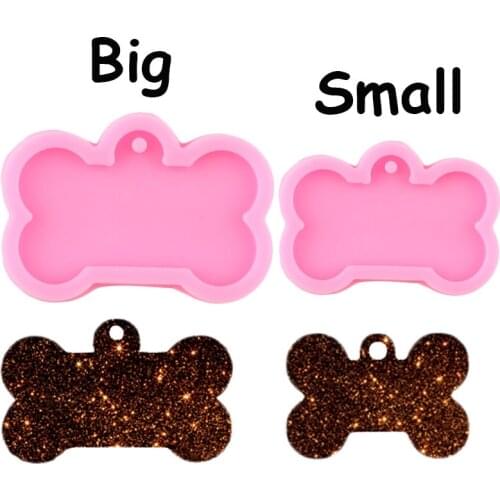 Dog Bones Silicone Mold Epoxy Resin Keychain Molds Pendant Polymer Clay Mould Necklace Charms Making Jewelry Moulds