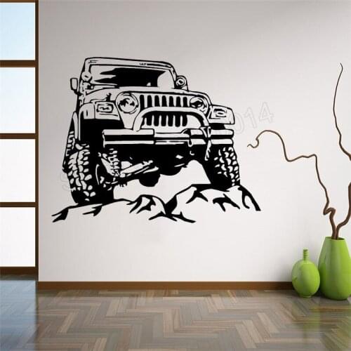 Fashion Car Wall Sticker Vinyl Art Removeable Poster Mural beauty Boys ROOM Decoration Active Decals LX53