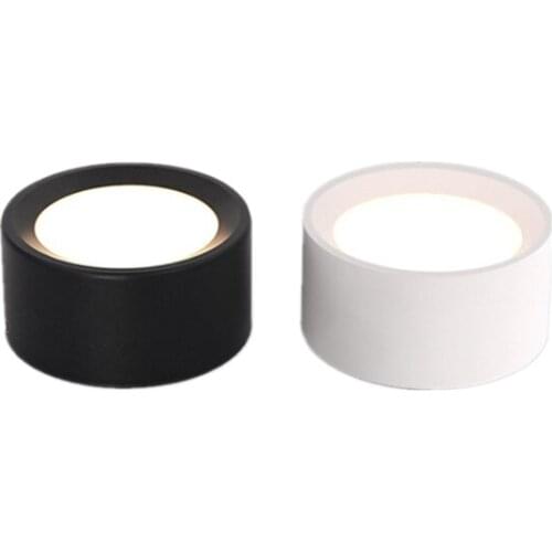 Surface mounted Round LED Downlight Dimmable SMD5730 15W 18W 20W 25W Ceiling Lamp Spotlight AC 110V 220V For Indoor Lighting