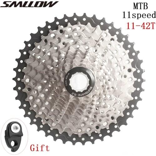 SUNSHINE-SZ Bicycle 11Speed 11- 42T Freewheel 11s Cassette Road Bike MTB Sprocket for UT DA K7 GX RIVAL1 Force1 1X system CX