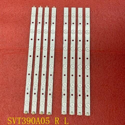 5set=40pcs LED Backlight Strip for Toshiba 39L4353D 39L2333D 39P2300D 39L4353RB SVT390A05 R L TL400FSB1 40L2400D SVT390A12
