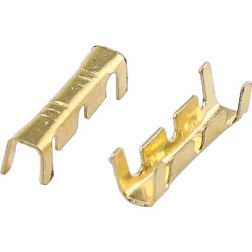50/100/200pcs 453 U-shaped terminal tab cold inserts connectors cold terminal small teeth fascia terminal,0.3-1.5mm2