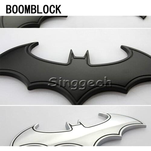 BOOMBLOCK 1pcs Car styling Bat Cartoon Stickers For Jeep Renegade wrangler grand cherokee Kia Ceed Sorento Skoda Octavia A5 A7 2