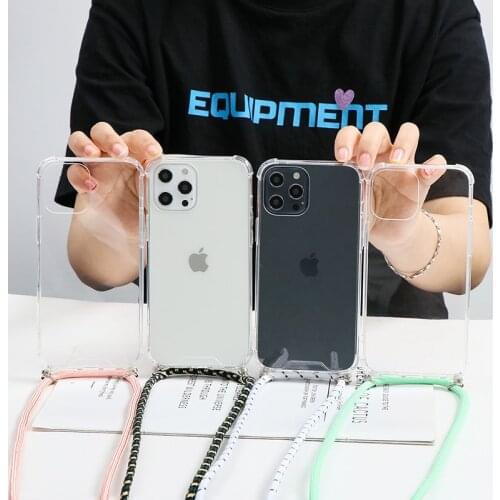 Case For Samaung Galaxy A10 A12 A51 A50 A52 A70 A71 A32 A31 A30 A40 A41 A42 A20e A02S A80 A91 Crossbody Necklace Lanyard Funda