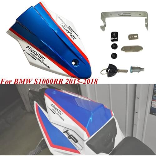 Motorcycle Rear Pillion Passenger Cowl Seat Back Cover Fairing Part For BMW HP4 S1000RR 2015 2016 2017 2018 / 15 16 17 18