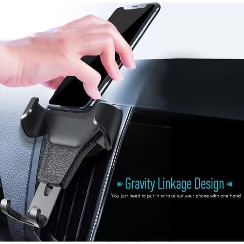 Phone Holder Car Air Vent Gravity Design Phone Holder Mount Cradle Stand for Mobile Phone GPS Car Styling