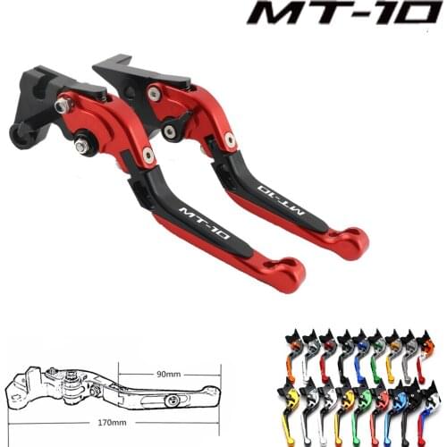 For YAMAHA MT-10 MT 10 FZ-10 FZ10 MT10 2015 2016 2017 2018 2019 Motorcycle Accessories Folding Extendable Brake Clutch Levers