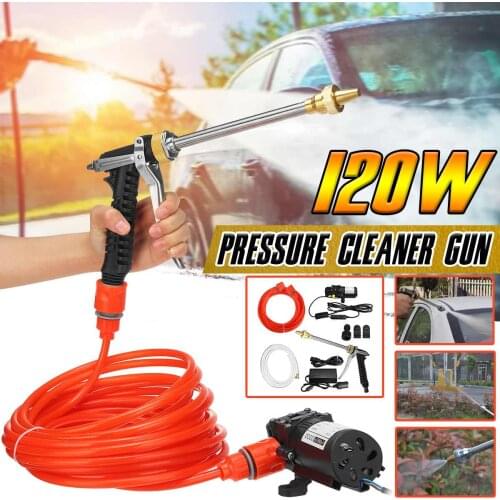 Car Wash 12V Car Washer Gun Pump High Pressure Cleaner Car Care Portable Washing Machine Electric Cleaning Auto Device