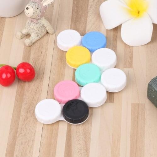 Contact Lens Box Holder Plastic Objective Travel Portable Case Storage Container 28GD