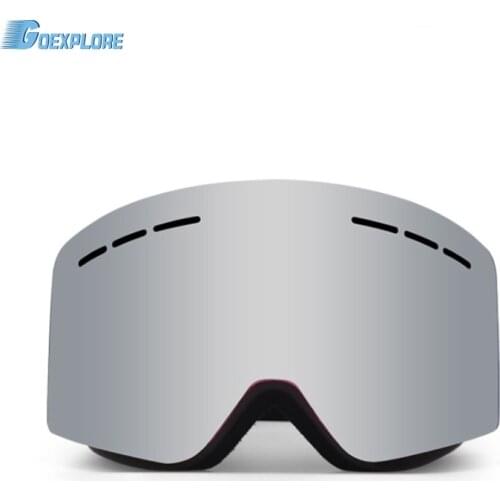 Goexplore Ski Goggles Men Women Snowboard Goggles Glasses for Skiing UV400 Protection Skiing Snow Glasses Anti-Fog Ski Mask