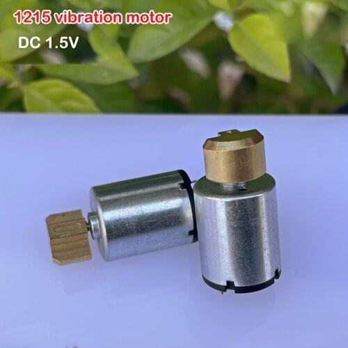 1pcs 1215 Micro Vibration Motor DC 1.5V-3V Cylindrical Strong Vibrating Motor Beauty Instrument Massager Samll Mini Vibrator