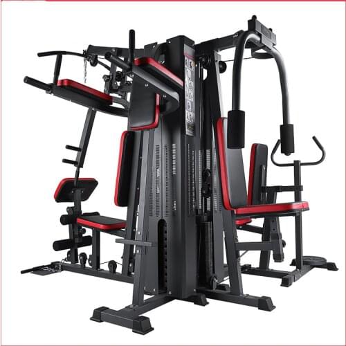 Gym Multifunctional Comprehensive Strength Training Device Five-person Station Indoor Large Fitness Equipment