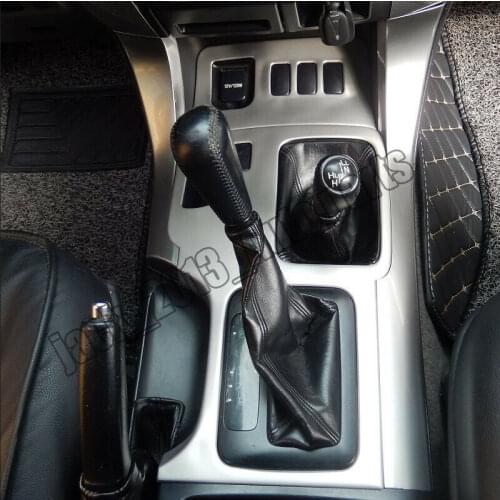 Stainless Steel Shift Gear Panel Auto Accessories Cover For Toyota prado fj120 2003-2009