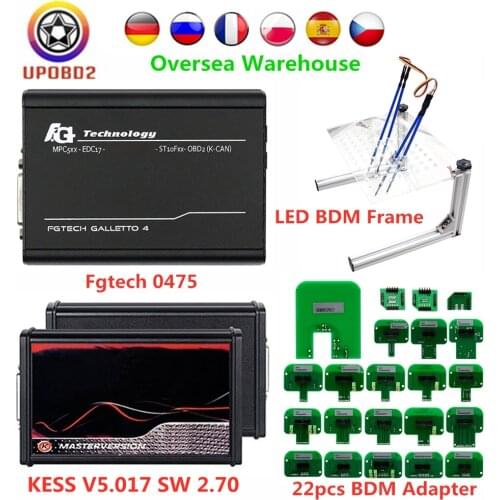 Fgtech Galletto 4 Master V54 ECU Programmer Fgtech 0475 0386 KESS V7.020 LED BDM Frame Fg tech V54 ECU Chip Tuning Tool