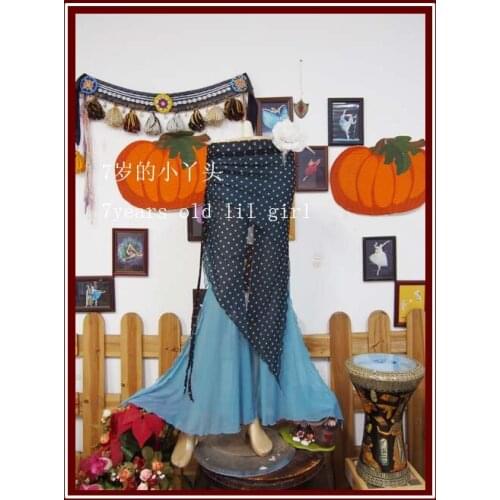 Transparent Thin Gothic Tribal Belly Dance Over Mini Skirt BQ21-32