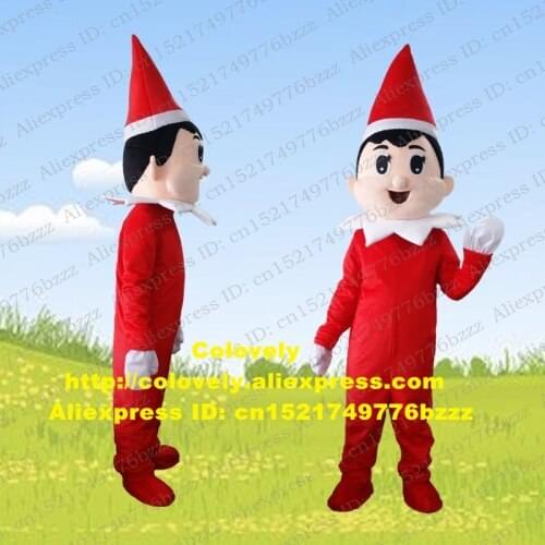 Christmas Elf Mascot Costume Adult Cartoon Character Outfit Suit Anniversary Of The Activity Company Celebration cx051