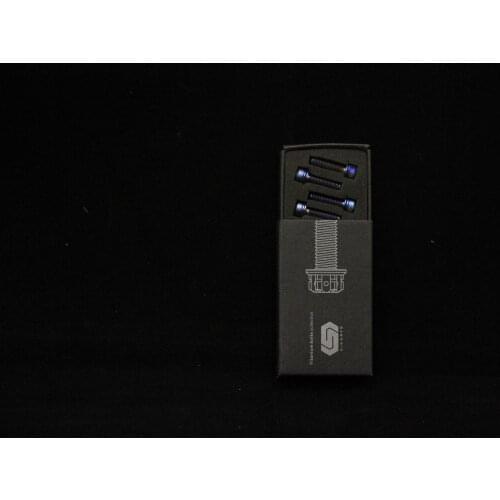 S-PART TITANIUM M5 STEM SCREW(BLUE)