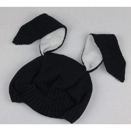 2020 Baby Rabbit Ears Hat Infant Toddler Autumn Winter Knitted Caps for Children Baby Bunny Beanie Hats Accessories Photography